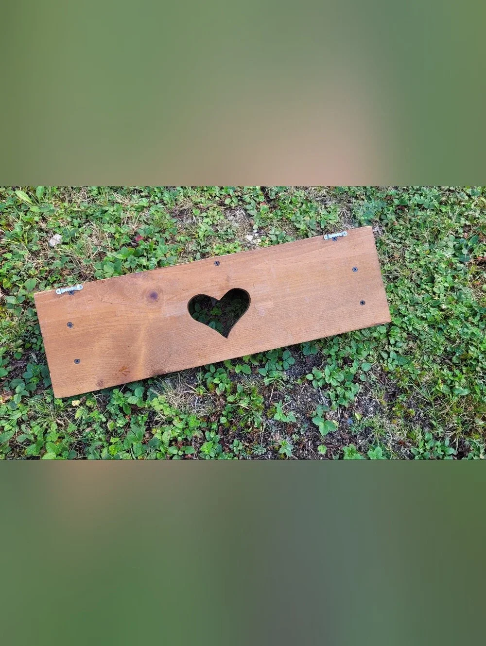 Cottagecore Heart Shelf Wood Farmhouse